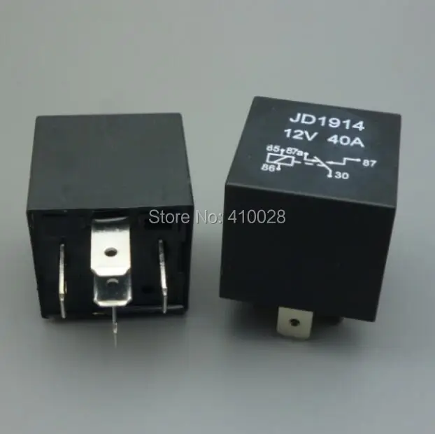 Shhworld Sea 5 шт. 30 100 автомобильное реле 12 В 5pin 40a долговечный черный медный терминал