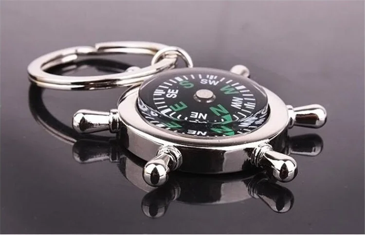 Модный штурвал компас брелок цепочка для ключей сумки | Украшения и аксессуары