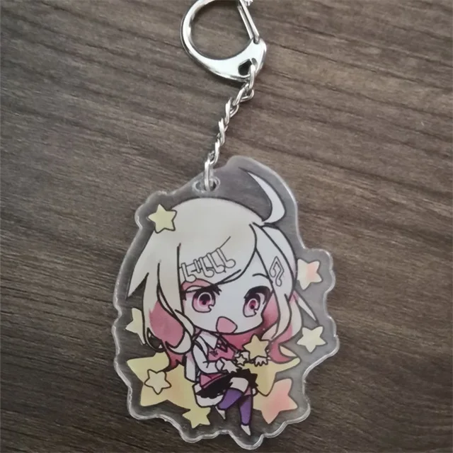 3 Аниме Dangan Ronpa Danganronpa V3 брелок двусторонний брелок косплей акриловый кулон брелок - Цвет: 3