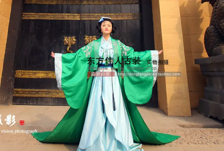 Светильник зеленый яркий костюм для активного образа жизни|costume hanfu|legend dramahanfu costume