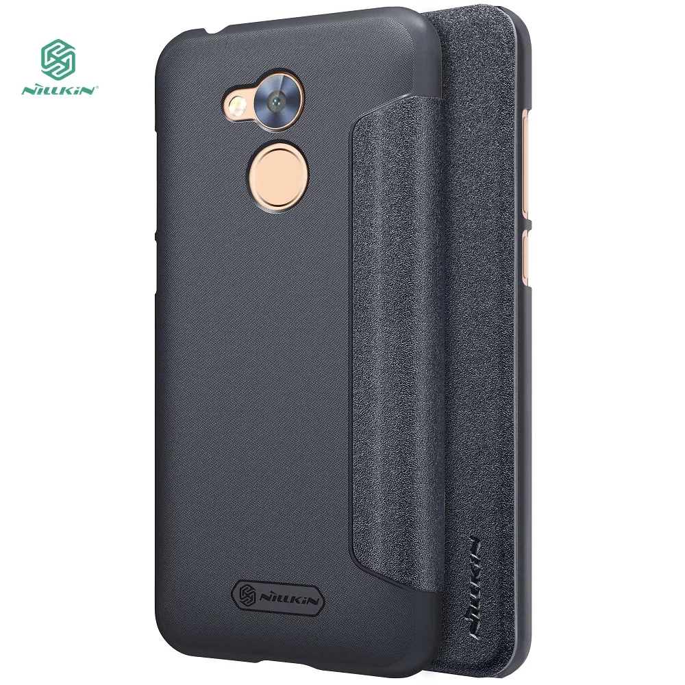 Для huawei Honor 6A чехол Nillkin Sparkle cover для Play телефона защитный флип-чехол | Мобильные