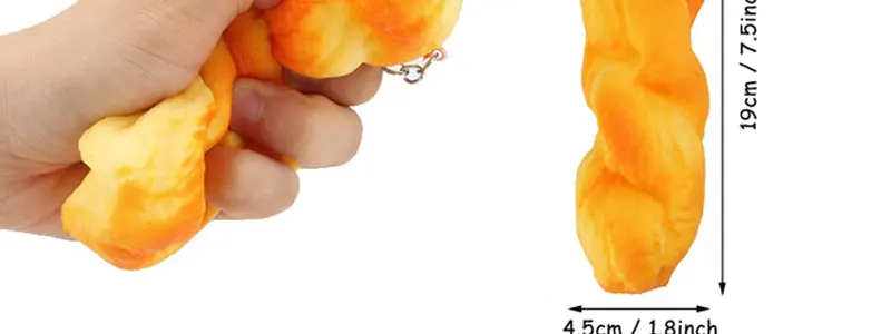 Мягкая игрушка хлеб клубника попкорн гамбургер Единорог Rilakkuma хомяк собака с изображением утки, лягушки медленно поднимающиеся Squeeze детские игрушки для мальчиков и девочек