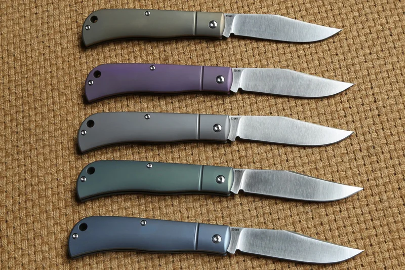 DICORIA HJ110 складной нож для ежедневного использования S35VN лезвие titanium ручка Отдых на