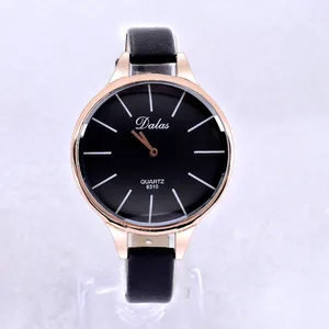 Часы наручные женские с кожаным ремешком, модные повседневные Роскошные с большим циферблатом