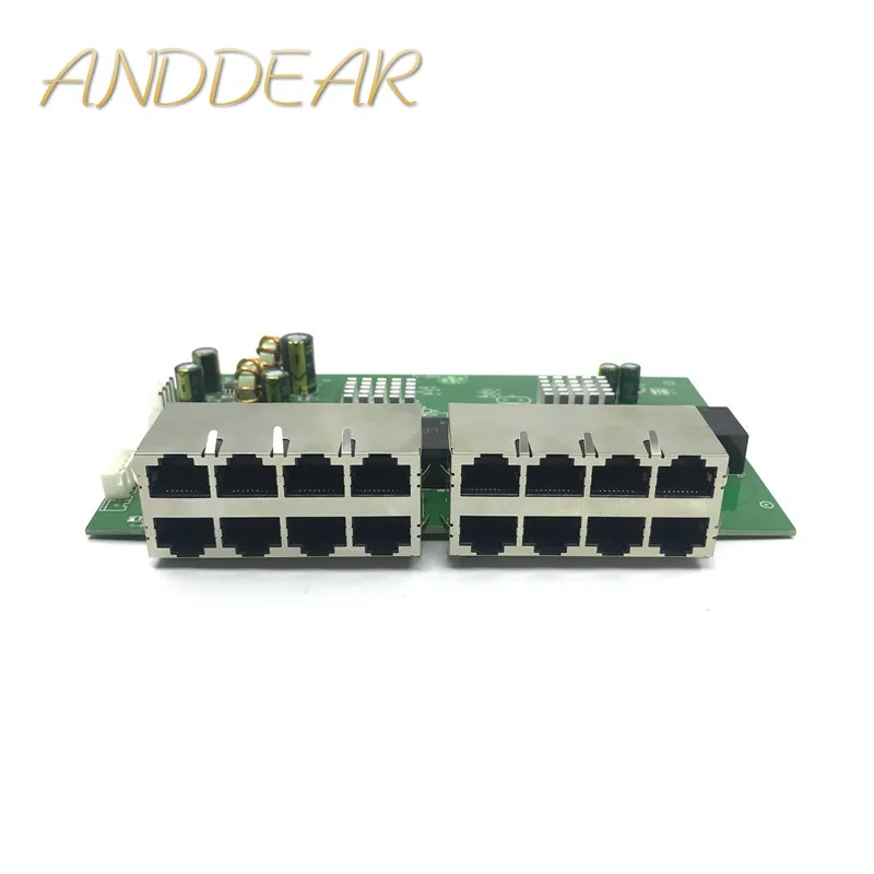 OEM New model 16Port Gigabit Switch Desktop RJ45 Ethernet Switch 10/100/1000mbps Lan Hub switch 16 portas motherboard