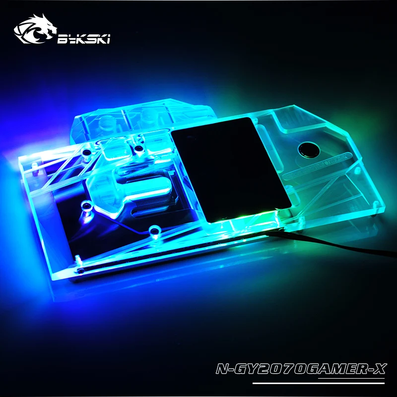 Bykski полное покрытие GPU водоблок для GALAX GEFORCE RTX 2070 геймерская графическая