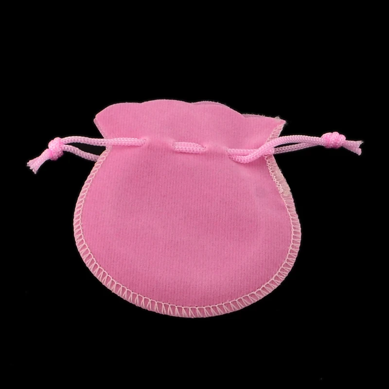 200pcs Velvet Jewelry Bag Gift Packing Bags Storage 90x70mm MediumVioletRed /Red /HotPink /Black /CoconutBrown /MediumBlue | Украшения и