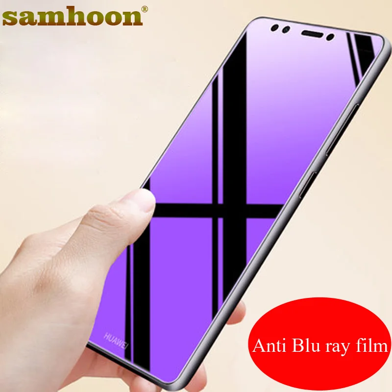 2PCS Anti Blue Light For Huawei Y9 2018 Tempered Glass Enjoy8 plus Enjoy 8 Plus Screen Protector | Мобильные телефоны и