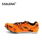 Мужская обувь для прыжков с длинным скачком, дышащая обувь с шипами для трека и поля, профессиональные спринтерские кроссовки с шипами, размер 35-45 AA11103