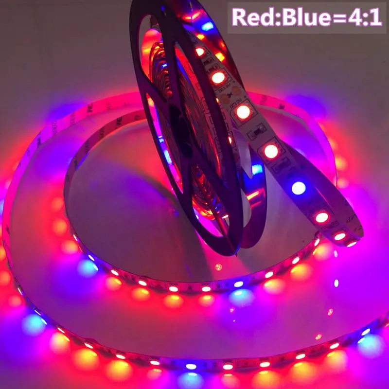 Светодиодная лента для выращивания растений 5050 светодиодов 12 в пост. Тока