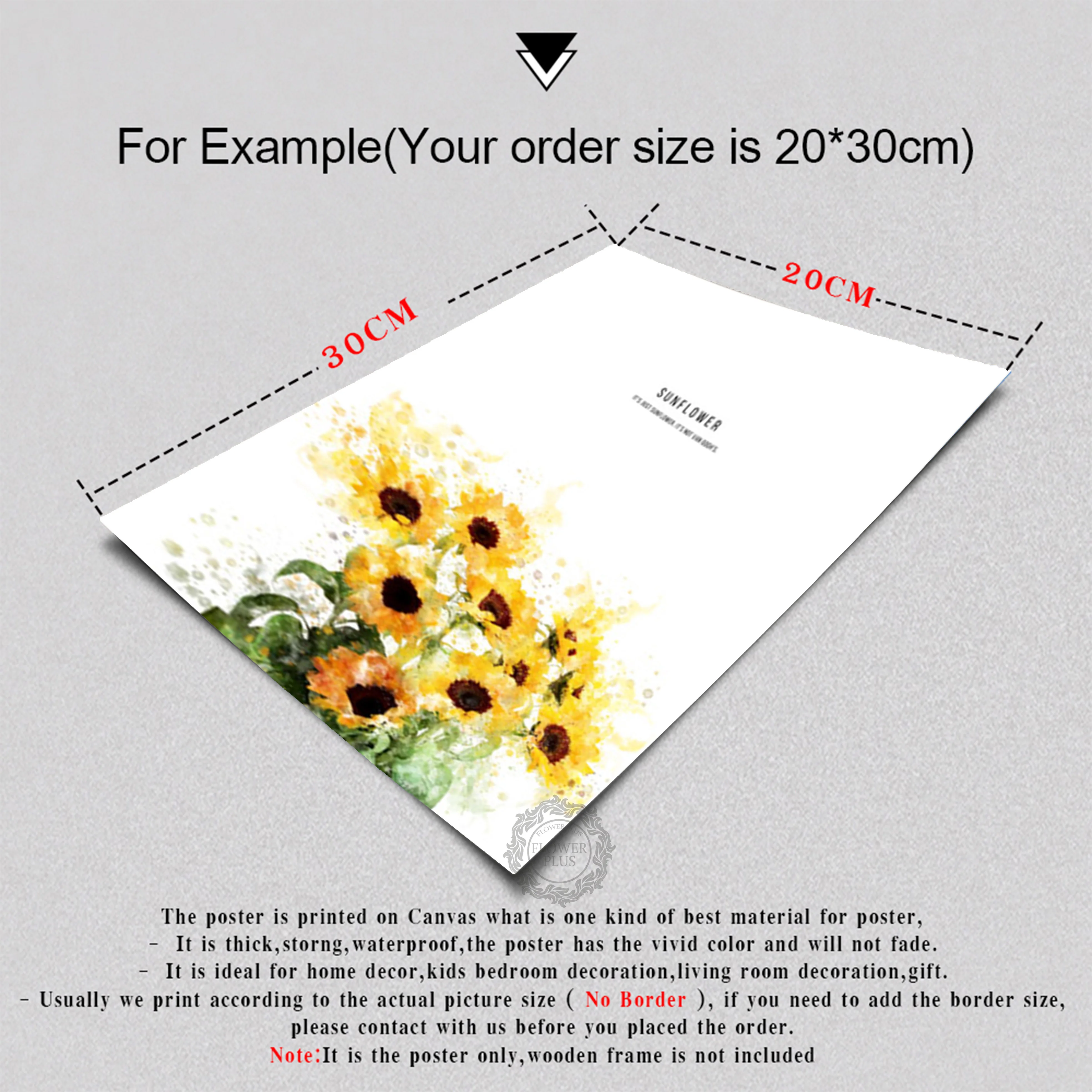 

Sunflower Wall Art Canvas Painting Love Quotes Abstract Nordic Posters And Prints Watercolor Wall Pictures For Living Room Decor