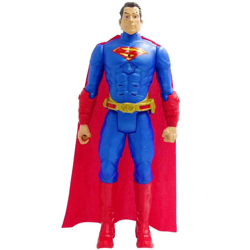 Superman no box 30 см Marvel Мстители Веном Бэтмен Супермен флэш танос Халк Росомаха Черная пантера Человек-паук фигурка куклы игрушки для детей - Color: Superman no box