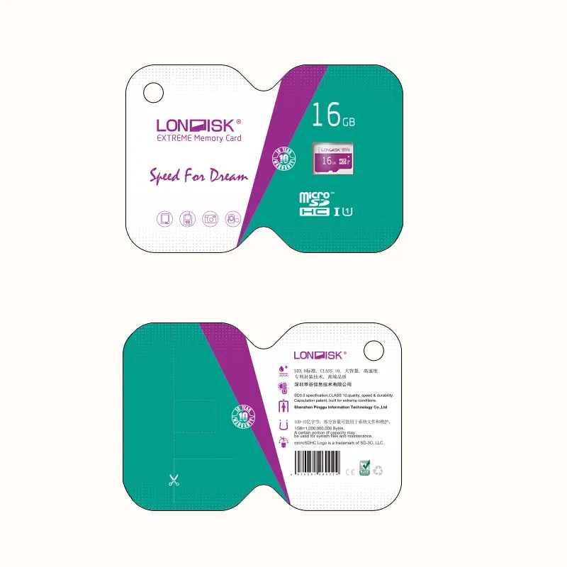 LONDISK 16 GB micro SD карты класса 10 (C10) UHS-I (U1)/UHS-I (U3) microSDHC памяти с sd-адаптером | Компьютеры