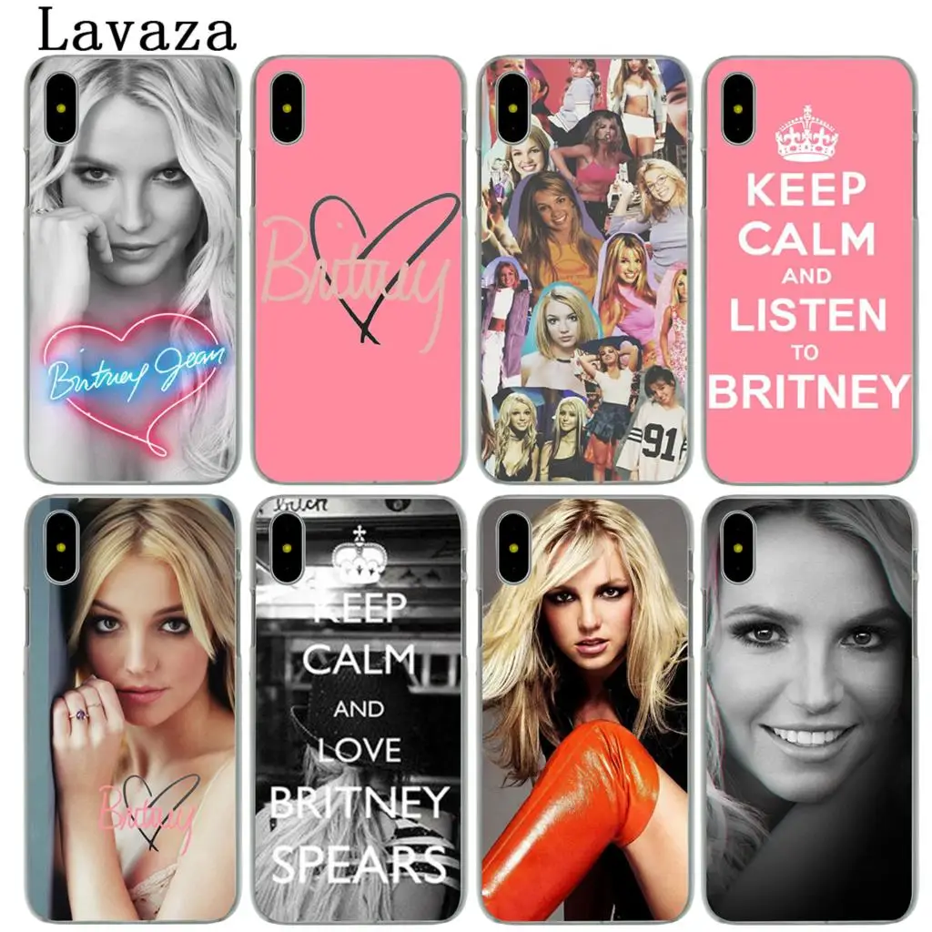 Жесткий чехол Lavaza Britney spares для iPhone XR X 11 Pro XS Max 7 8 6S 5 5S SE 4S 4 10