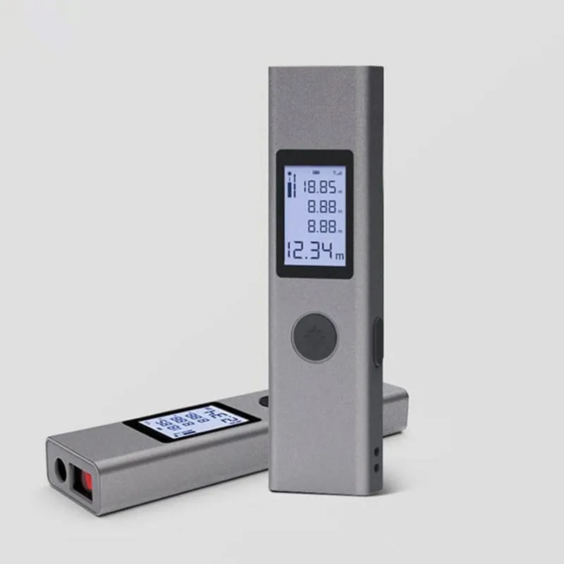 Портативный лазерный дальномер Duka 40 м с USB разъемом высокой точности зарядкой от