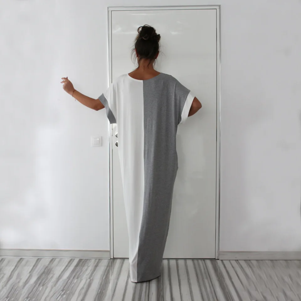 Повседневное Макси платье рукав «летучая мышь» abaya длинные халаты мусульманское большое кимоно свободный стиль Jubah Рамадан Ближний Восток Арабский исламский одежда