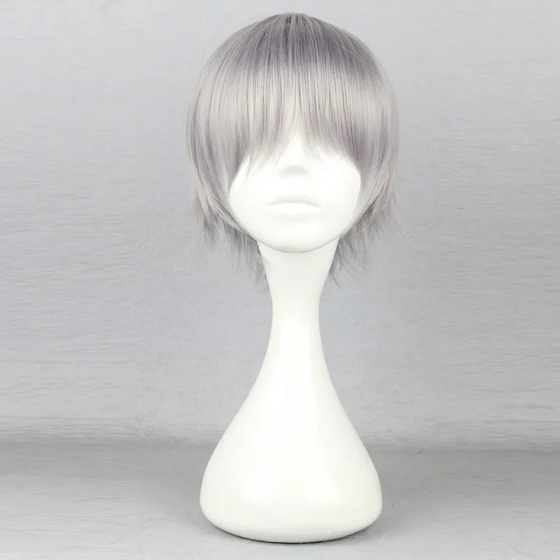 Мужские неоновые волосы для косплея Nagisa Kaworu Hair Neon Genesis Evangelion|Аксессуары костюмов|