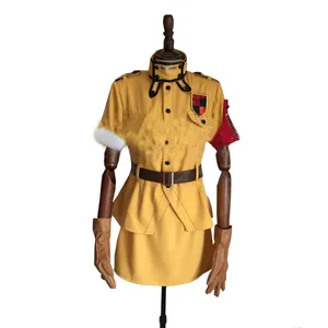 2018 Хеллсинг Виктория серас желтый костюм косплей версия