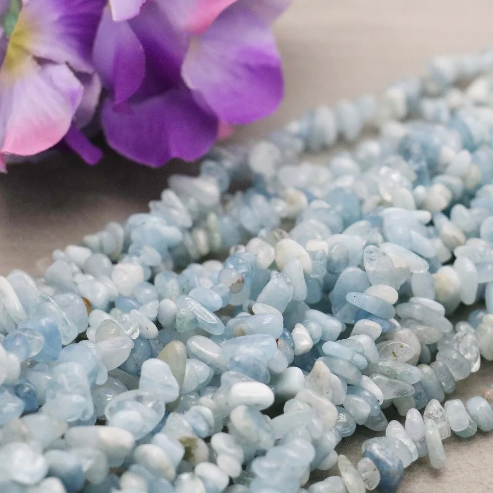 Ожерелье цепочка светильник ское неправильной формы с натуральными