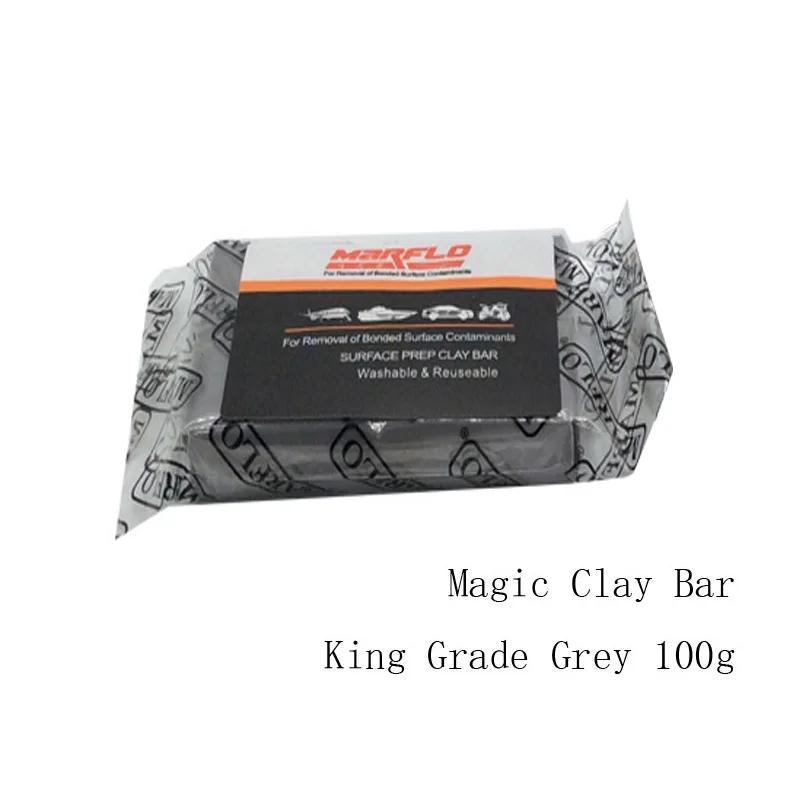 

Брикет магической глины Marflo, брикет серого цвета, брикет 100 г, средство для удаления ржавчины, глина для мытья автомобиля, брикет для чистки краски