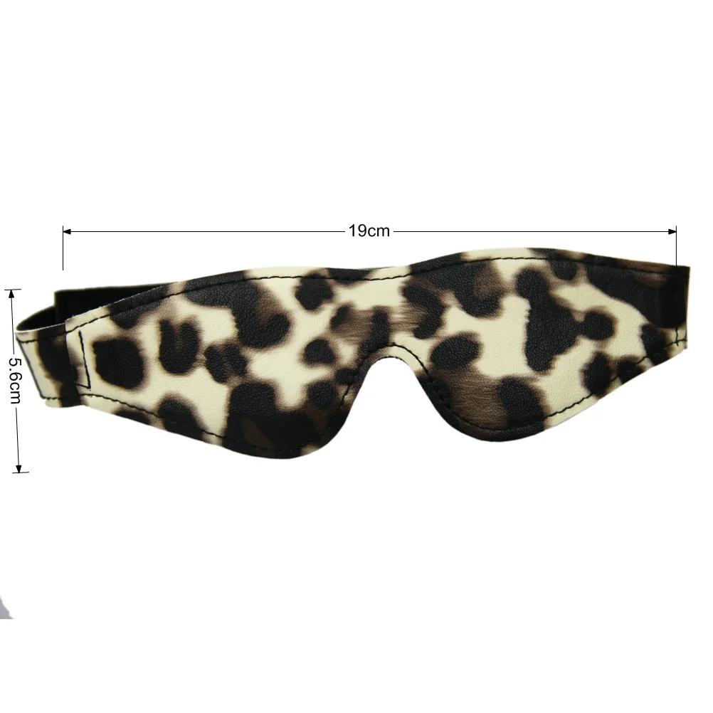 Леопардовая маска для глаз Ночная секс жизнь любовник игра Eyeshade кошка леди