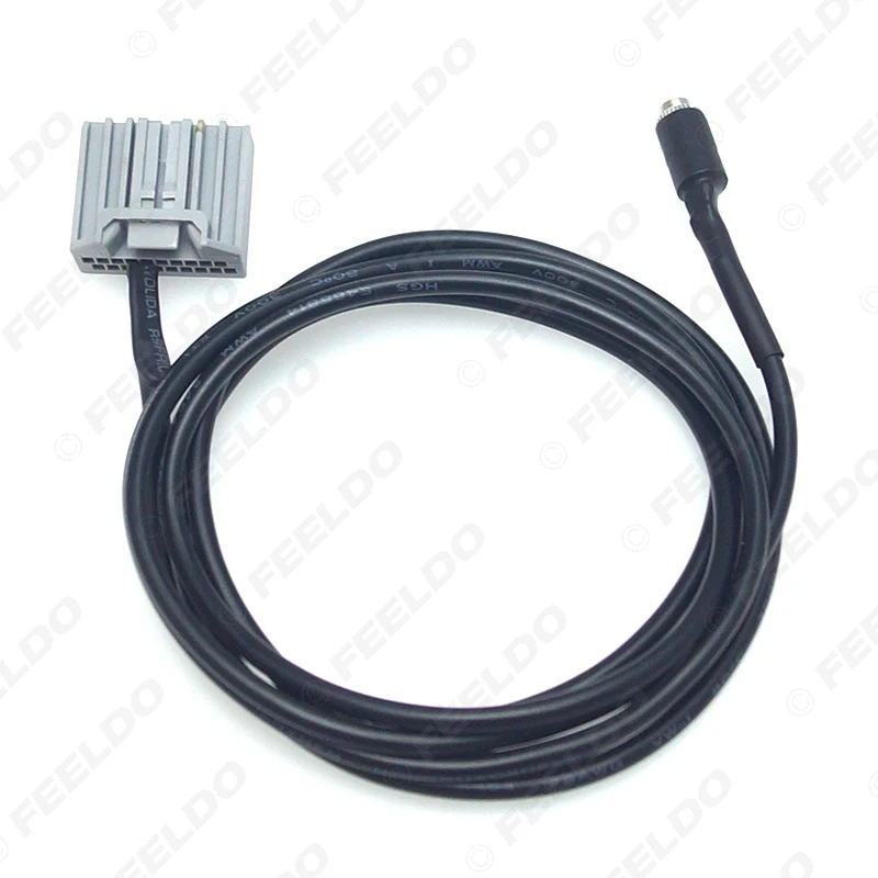 FEELDO Car Audio 3.5mm Female Plug AUX Wire For Honda CRV Civic Accord In Input Interface Adapter Cable #HQ6052 | Автомобили и