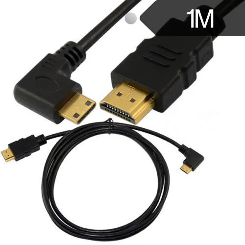 HD-mini HD кабель стандарта слева изгиб | Обустройство дома