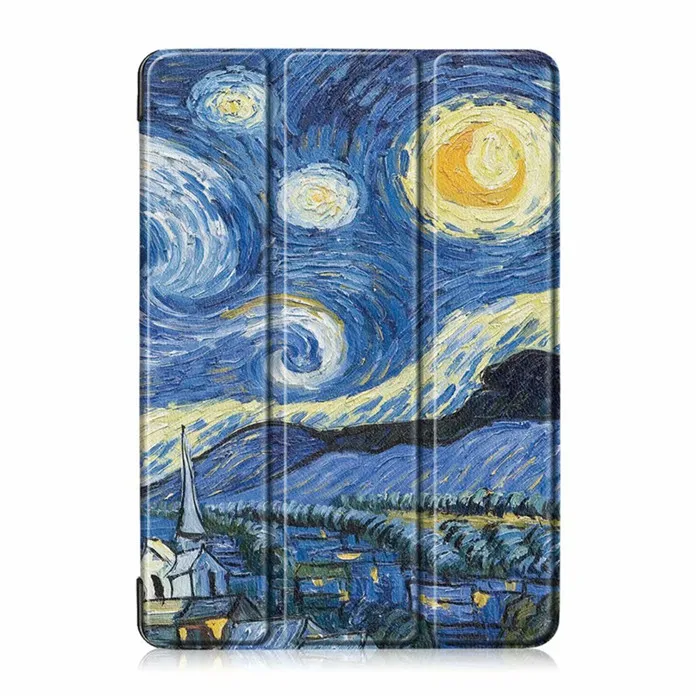 xing kong Чехол для lenovo Tab M10 TB-X605F с красивым принтом, трехслойный Магнитный чехол Tab M10 M 10X605 X605f, защитный чехол для планшета - Цвет: xing kong