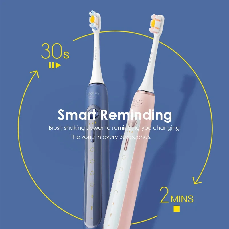 SOOCAS X5 электрическая зубная щетка Xiaomi Mijia зубная щетка ультразвуковая щетка Зубная щетка USB перезаряжаемая NFC умная управляемая автоматическая зубная щетка
