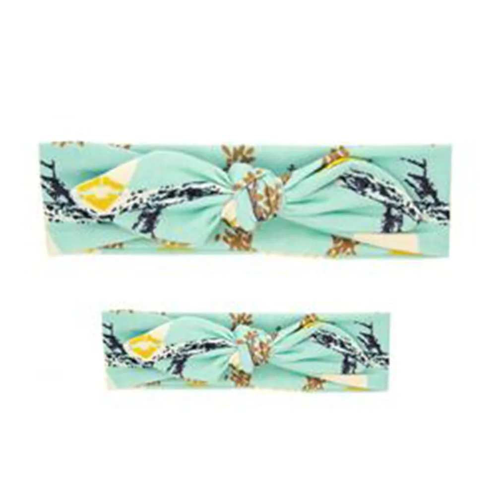 2 шт./компл. украшения для волос с кроличьими ушками мам и малышей обруч