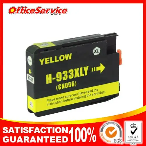 

1 Yellow Compatible ink Cartridge For HP933 HP933XL,suit for Officejet 7510 7512 7110 7610 7612 6100 6600 6700 inkjet printer