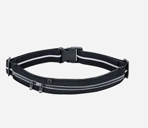 Xiaomi Yunmai поясная сумка унисекс Спортивная Сумка для бега ремень невидимая поясная сумка для мобильного телефона черный/серебристый - Цвет: Black