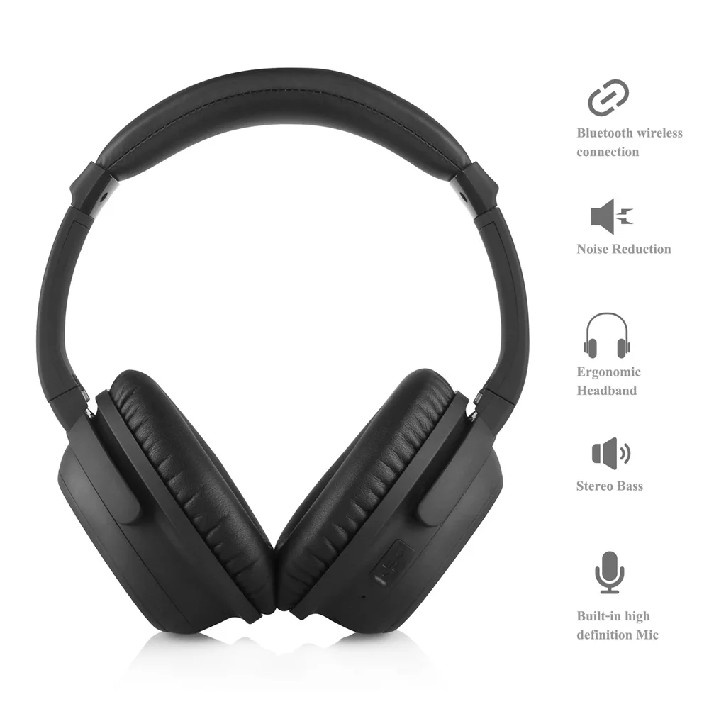 NiUB5 Активного Шумоподавления Bluetooth Наушники с Беспроводной Стерео Гарнитуры