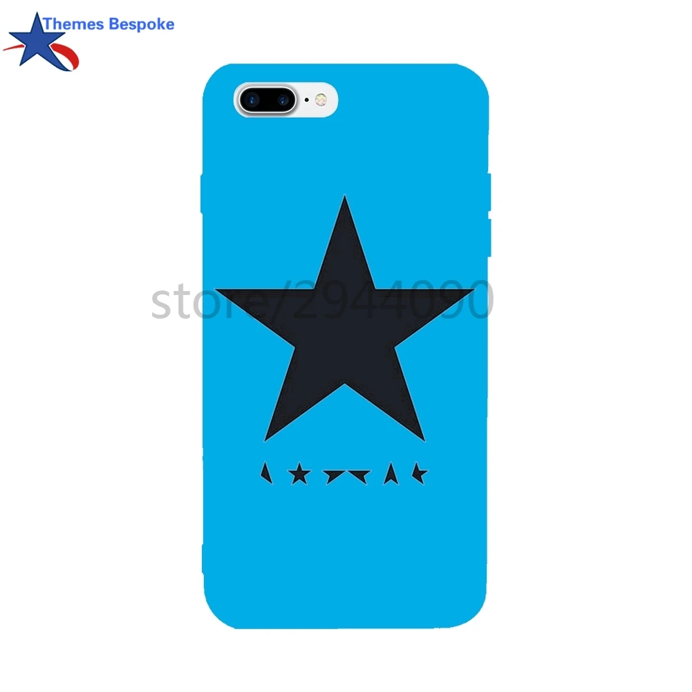 Дэвид Боуи Блэкстар для iPhone Case 7/8 4.7 дюймов антидетонационных мягкая Вернуться