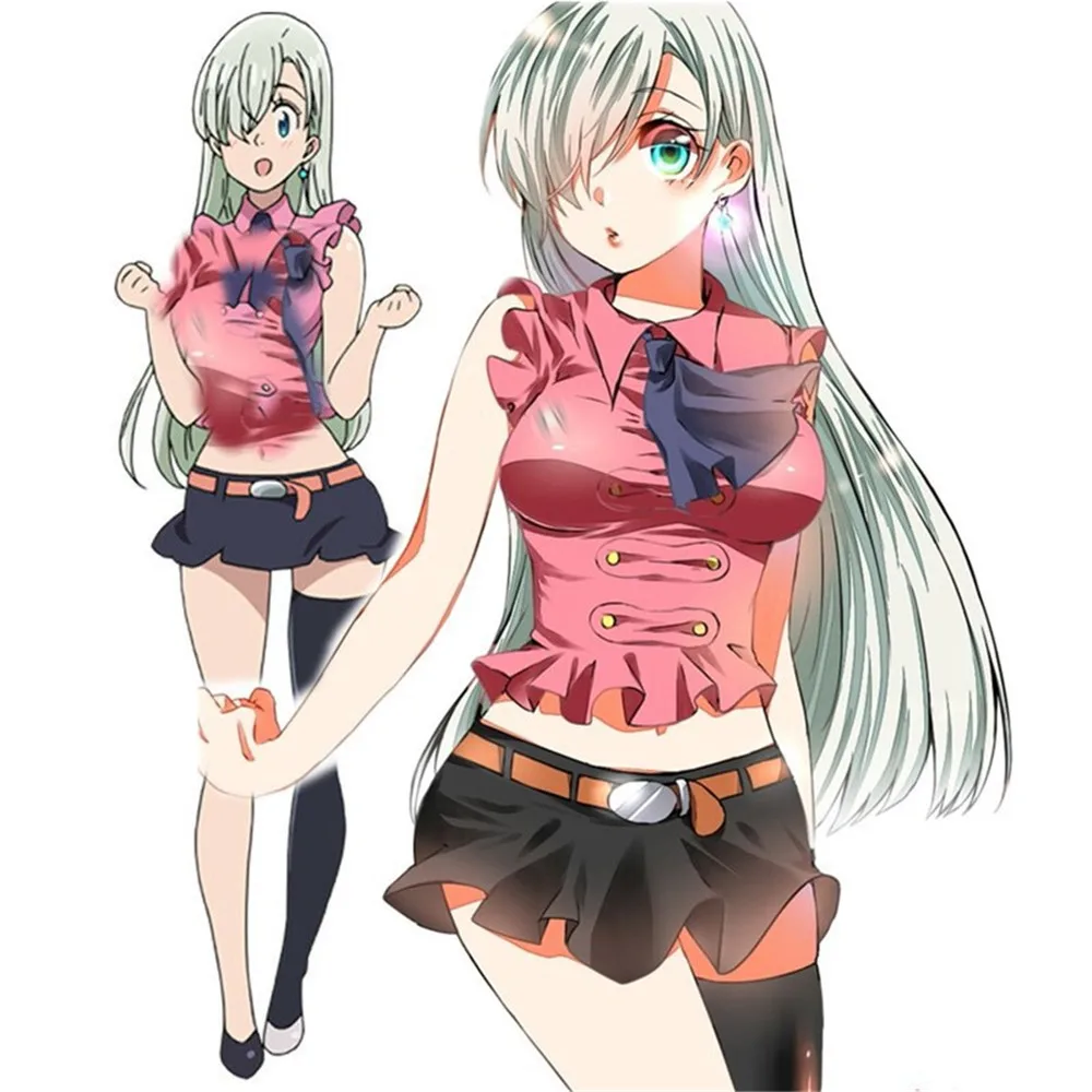 The Seven Deadly Sins Elizabeth Liones косплей костюм японского аниме Nanatsu No Taizai Униформа наряд