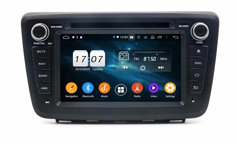 Автомобильный dvd плеер с восьмиядерным процессором android 9 0 для suzuki Baleno 2016 2017 2018