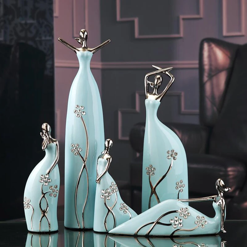 Jingdezhen Керамические балетные керамические фигурки предметы мебели модное