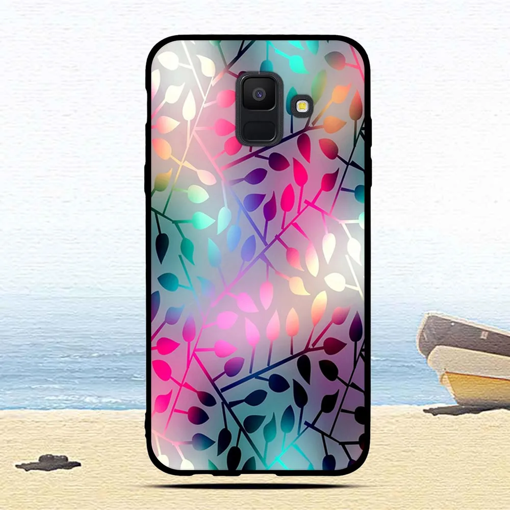 Phone For Samsung Galaxy A6 2018 Case Silicone Back Funda for Plus Black Matte Soft A9 Star Lite Cover |
