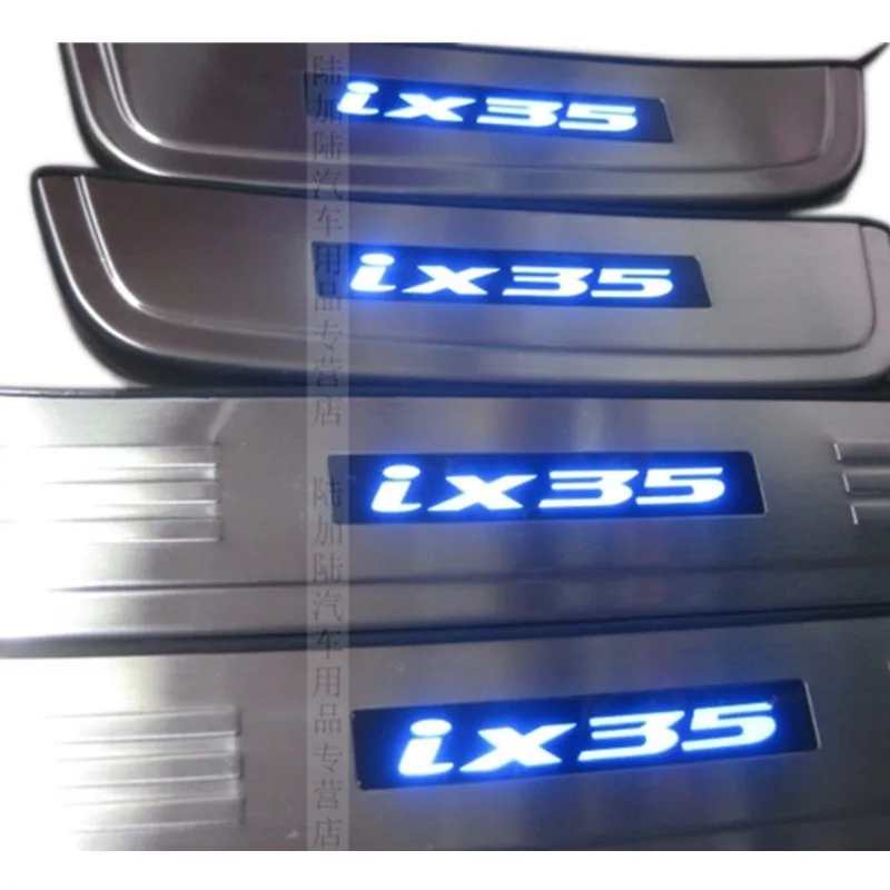 Для Hyundai ix35 2010 2012 с сисветодиодный светильник кой Высококачественная накладка