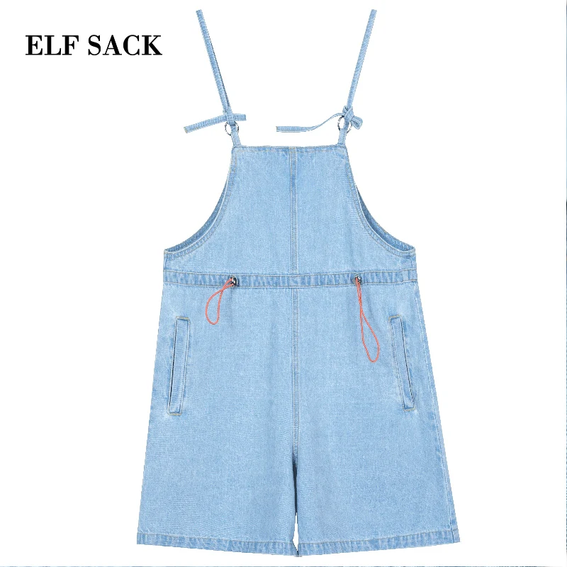 Женский комбинезон ELF SACK однотонный повседневный с эластичной талией на