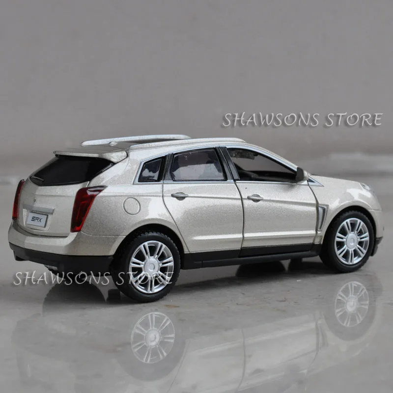 1:32 литая металлическая модель Cadillac SRX игрушечный автомобиль со звуком и