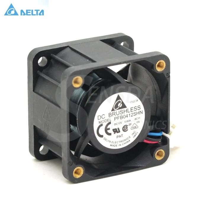 Для delta PFB0412SHN DY339 4 см 4028 12В 0.6A четырехпроводные pwm серверные промышленные Охлаждающие вентиляторы|industrial cooling
