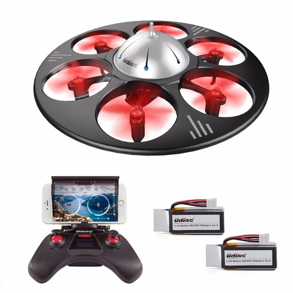 Квадрокоптер UDI RC U845 Wi Fi 2 4 ГГц 6 осевой гироскоп FPV Дрон с HD камерой RTF комплект
