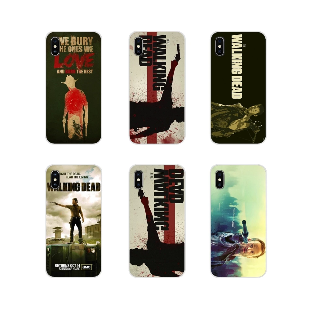 Accessories Case Cover The Walking Dead Rick Quotes For Samsung Galaxy S3 S4 S5 Mini S6 S7 Edge S8 S9 S10 Lite Plus Note 4 5 8 9 | Мобильные