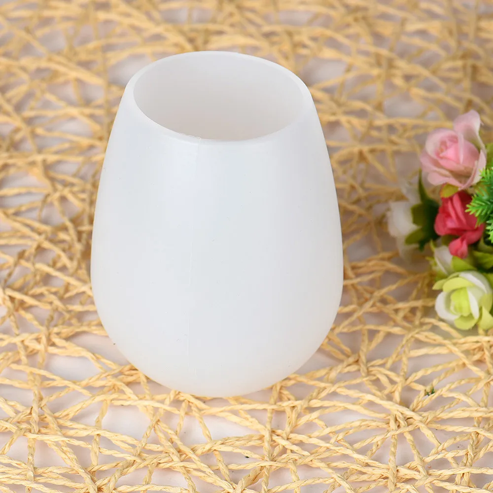 Уличный Кухонный Контейнер силиконовый бокал для вина Небьющийся складной