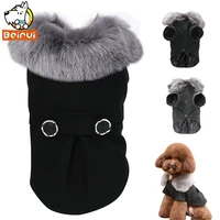 winter dog clothes pug pet cat jacket coat hooded clothes for dog padded puppy apparel for small medium dogs petsroupa cachorro