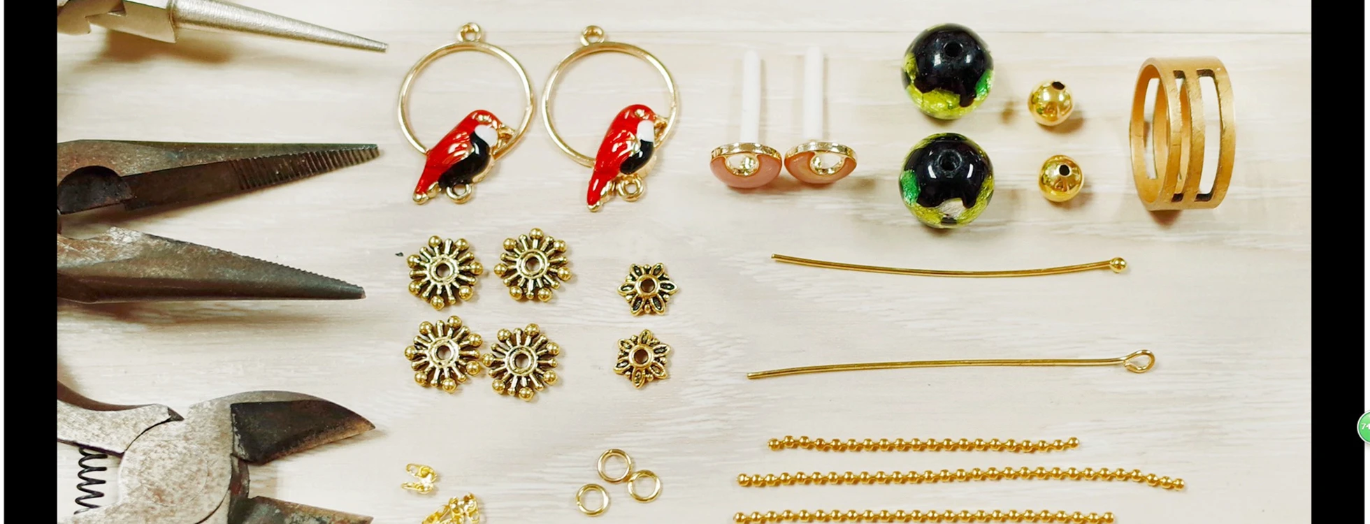 DoreenBeads модные рождественские серьги золотые Круги многоцветный круглая птица эмаль романтические ювелирные изделия ручной работы 65 мм x 18 мм, 1 пара