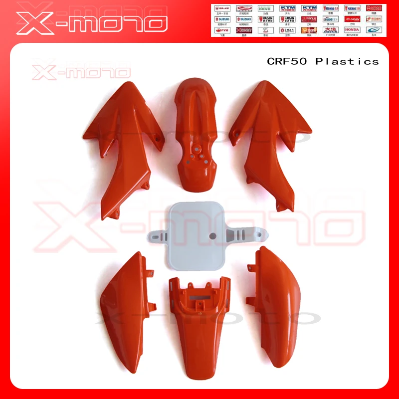 New Red /Blue/BLACK/White/ PLASTIC KIT FENDER For CRF50 XR50 70 SDG SSR Pro 50c 110cc 125cc Dirt Pit Bike |