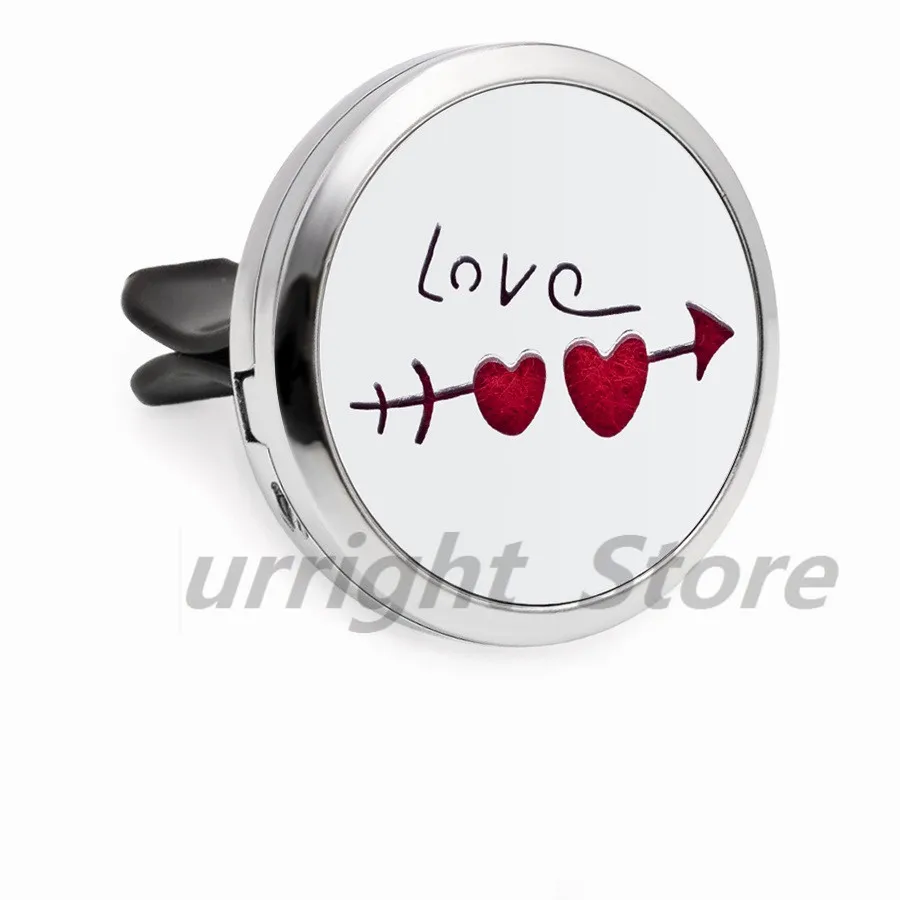 Unicorn 30mm Diffuser Locket Car Vent Clip Air Freshener Aromatherapy Essential Oil Perfume Magnetic Free 10Pads Gift | Украшения и