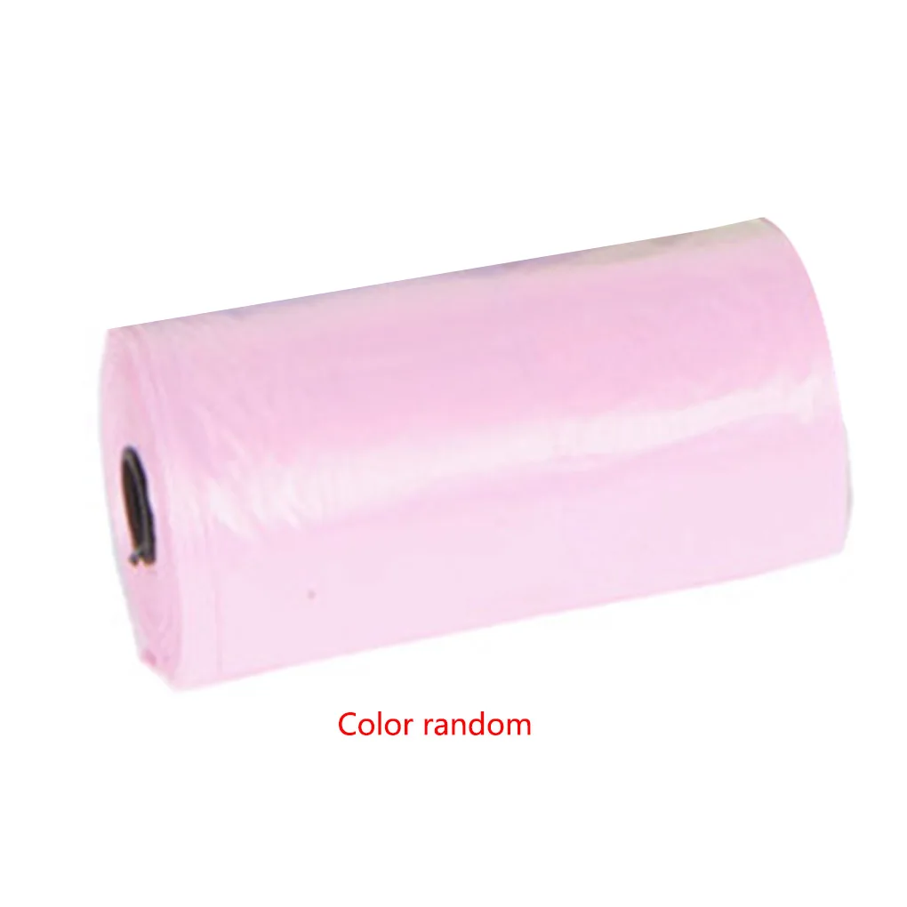 

1 Small Roll Portable Baby Diapers Bag Home Outdoor Disposable Plastic Garbage Bag 1 Volumes Containing 15/20 Bags